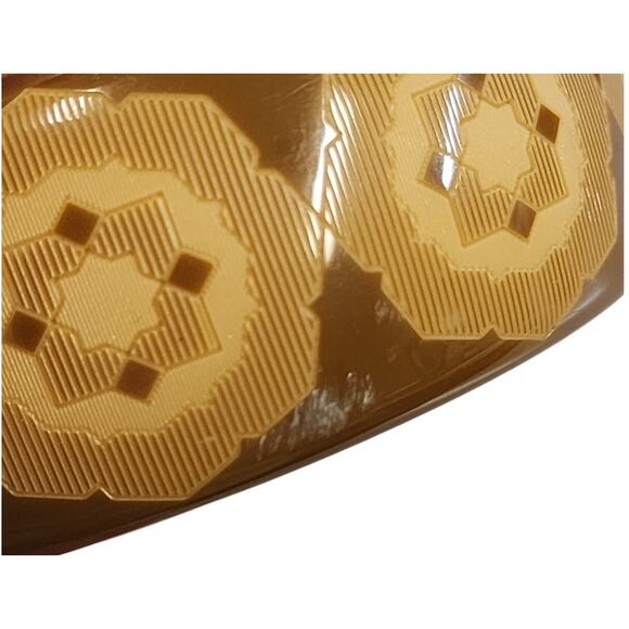 Tiffany & Co. Paloma Picasso Zellige Geometric Tan/Caramel Resin Bangle - Picture 5 of 6